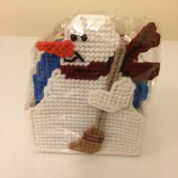 New Drink Coasters Snowman and Mittens Winter Home Decor Christmas Gift - Picture 1 of 3